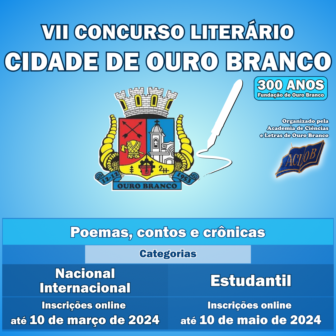 vii concurso literario cidade de ouro branco 1080x1080